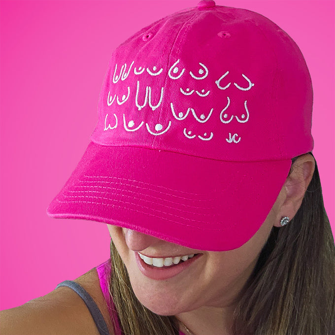 Bright Pink Titty Hat