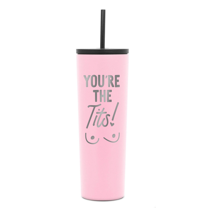 Pink, Black Mint Color Tumblers - Gifts For Soon To Be Moms