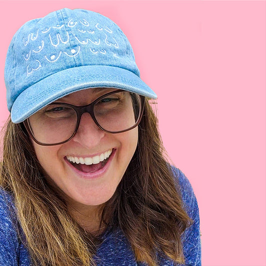 Light Blue Denim Titty Hat